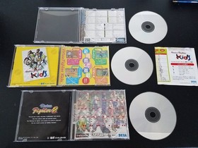 Import Sega Saturn Virtua Fighter 2 Remix Kids 3 game set lot Japan Japanese