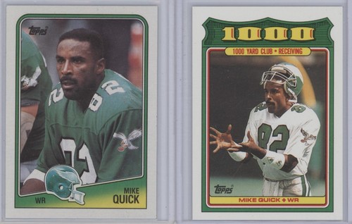 Lot of 18 Different Mike Quick Football Cards - Picture 4 of 9