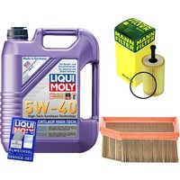 Mann Inspektionspaket Liqui Moly 5L 5W-40 FüR CitroëN Berlingo 1.6 16V