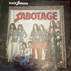 LP VINYL BLACK SABBATH ALBUM SABOTAGE 9119 001 UK 1ST PRESS 1975 MISPRINT EX/VG+