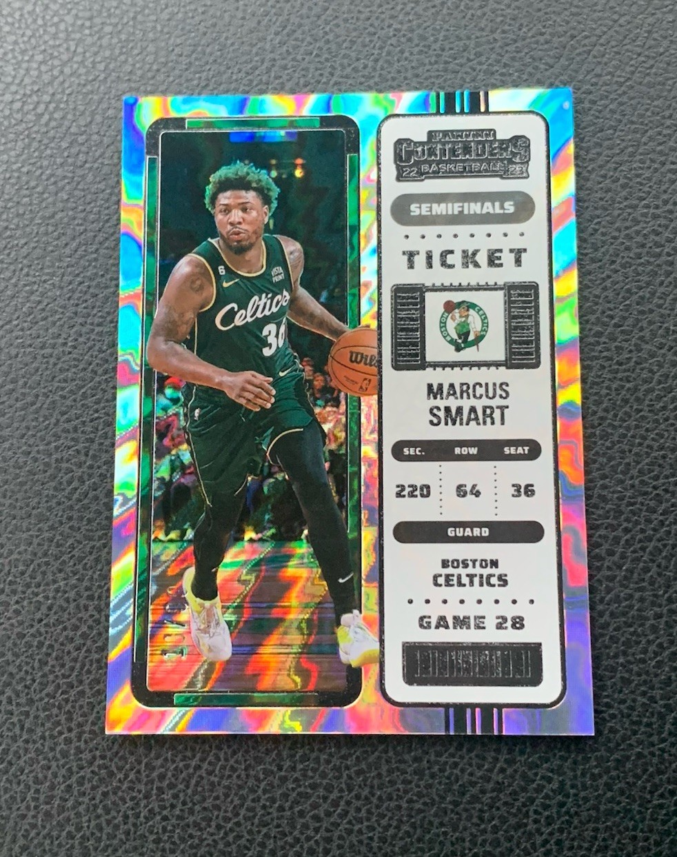 2022-23 Panini Contenders Semifinals Ticket #3 Marcus Smart 18/99