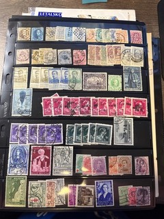 Belgium Nice Group of Mostly Used Stamps on 2 Stockcards