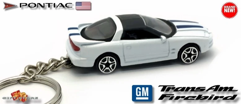 🎁🚦🆕 LLAVERO MUY RARO BLANCO PONTIAC FIREBIRD TRANS AM RAM AIR WS6 T-TOP 💕🎁 Foto 2 de 4