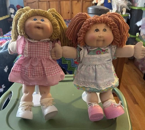 Two Cabbage Patch Kids Limited Vintage Edition Anniversary Dolls 💜