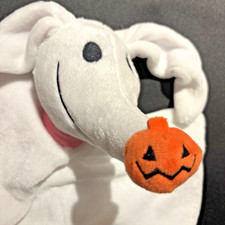 Disney Nightmare Before Christmas ZERO DOG TOY Halloween Crinkle Squeak Plush