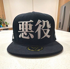 THE VILLAINS 悪役　Black Snapback Baseball...