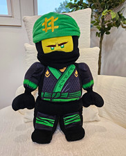 LEGO Ninjago Lloyd Garmadon Plush Stuffed Character Doll Black Green 14 in