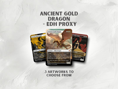 Ancient Gold Dragon - Custom Magic: The Gathering Card