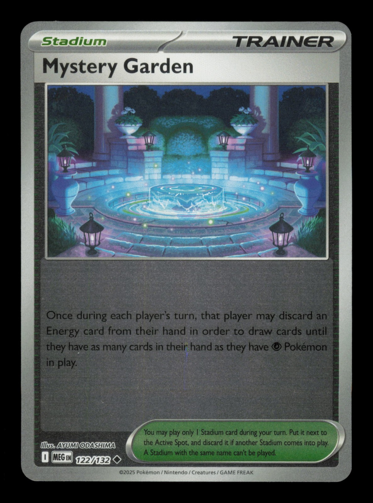 Mystery Garden - Uncommon ME01: Mega Evolution 122/132 Reverse Holo NM