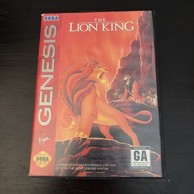 Lion King (Sega Genesis, 1994) Tested CIB