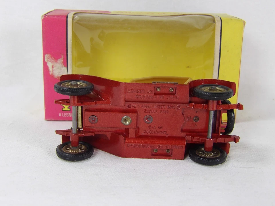 KA02 - Models of Yesteryear - Y08 Stutz - PINK SPARE CARRIER - PLASTIC TRIAL - Bild 4 von 4