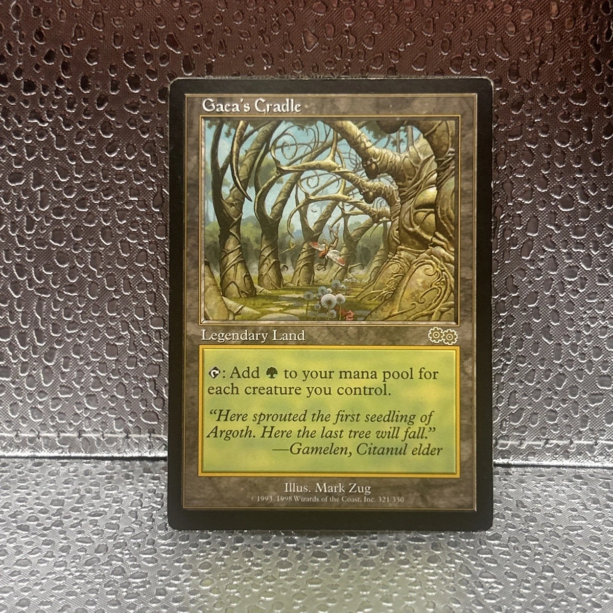 Gaea's Cradle Magic: The Gathering Urza's Saga Rare Individual
