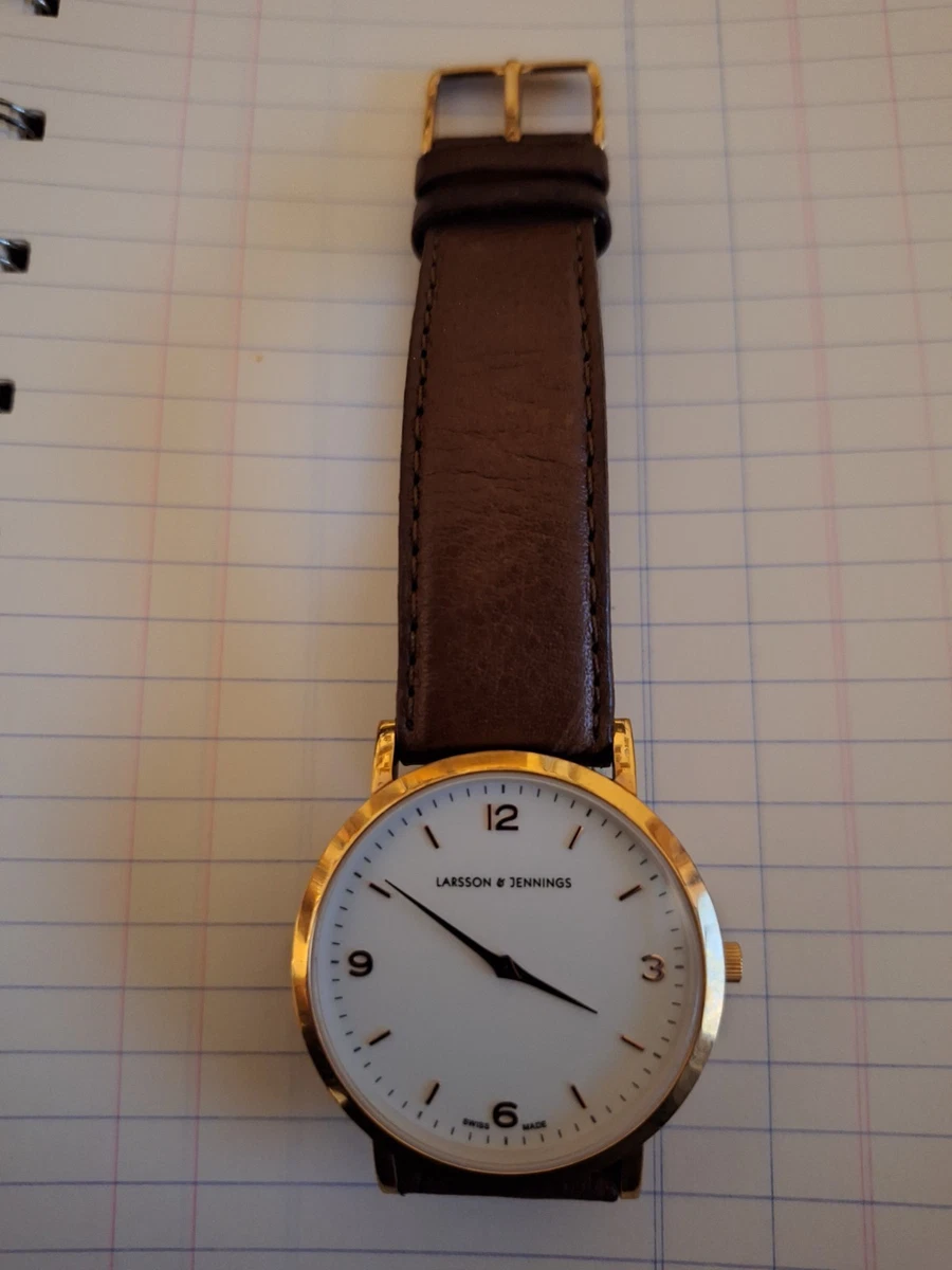 Sale!! Lasson&amp;Jennings 38mm レザー 腕時計 ラーソン&ジェニングス｜Larsson & Jennings 時計- 腕時計の通販なら
