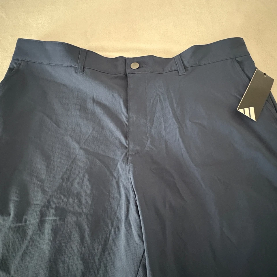 Adidas Rip Stop 8.5” Chino Shorts Men’s Size 38 Crew Navy Blue Golf Casual - Image 2 of 4