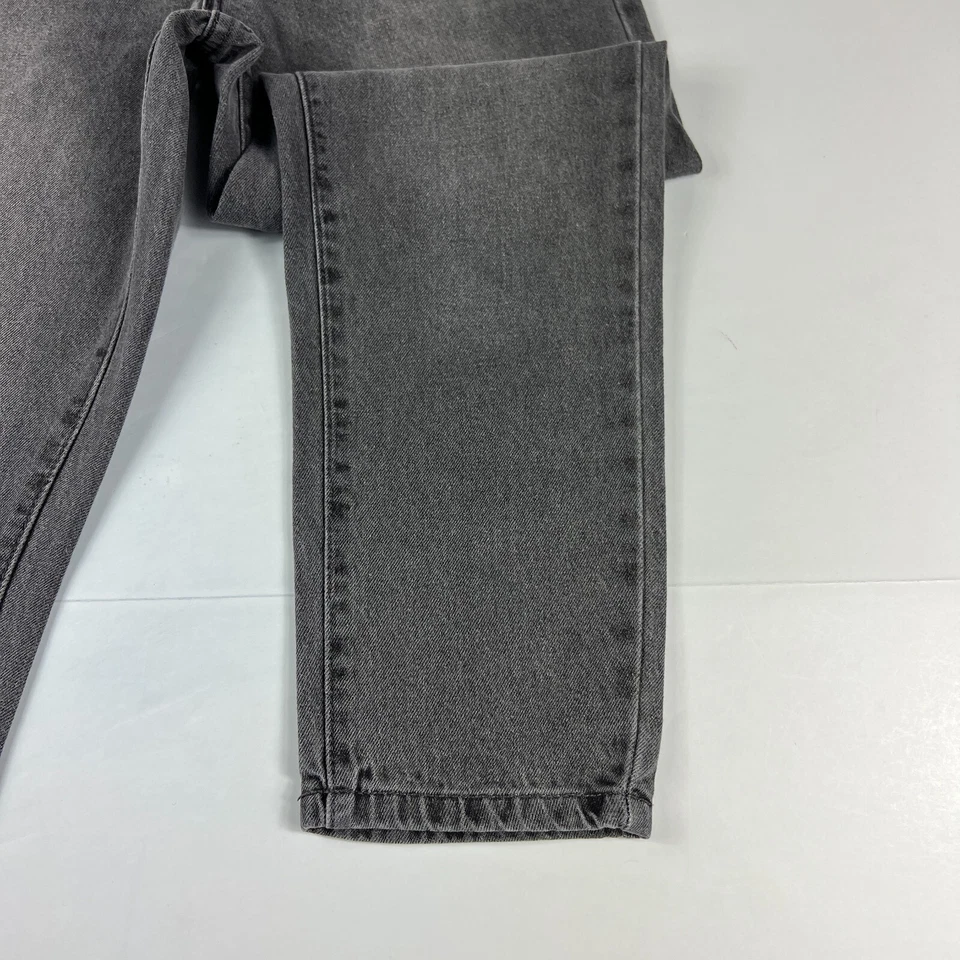 Levi's джинсы девочки 12 регулярный тянуть на высоты свободного серый выцветший джинсовой ткани хлопок - Изображение 3 из 4