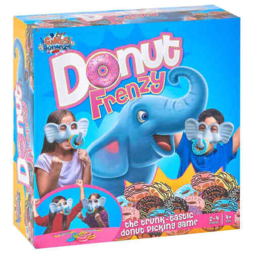 Donut Frenzy Elephant Mask Kids Family Fun Game Ideal Xmas Gift