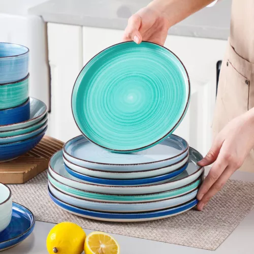 vancasso BONITA 16 piece Dinner Set Dinnerware Tableware Set Plates Bowls for 4 - Picture 21 of 22