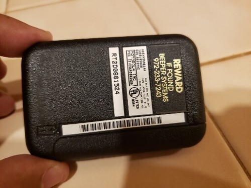 Motorola Ultra Express A04HNB5061AA Black Alphanumeric Beeper Pager With Clip - Afbeelding 3 van 5