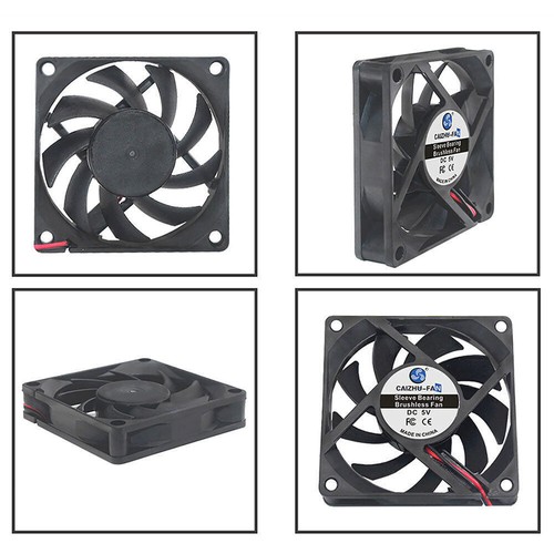 2/4X DC12V Cooling Computer Case Fan 80/70/60/50/40/30/25mm for PC 3D Printer - Photo 4/58