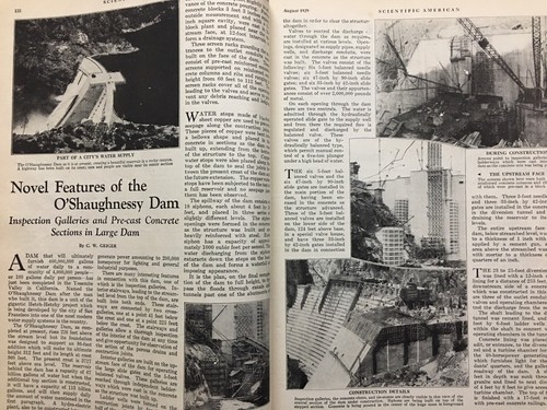 Origin of Man Africa-O’Shaughnessy Dam California 1929 Dirigible Goodyear Blimp - Picture 8 of 16