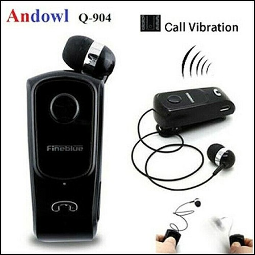 AURICOLARE CUFFIA CUFFIE RETRATTILE BLUETOOTH ANDOWL Q-904 CON AVVISO  VIBRANTE | eBay