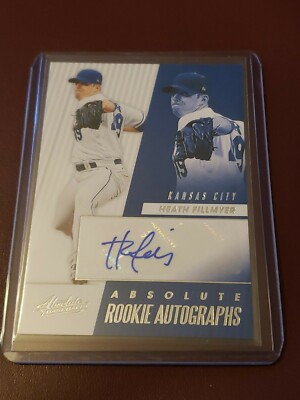 2019 Panini Absolute Baseball AUTO #ARA-HF Heath Fillmyer Kansas City Royals (3)