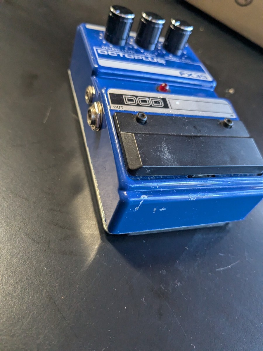 DOD FX35 Octoplus Octaver Guitar Effect Pedal USA w/ Battery Cover
