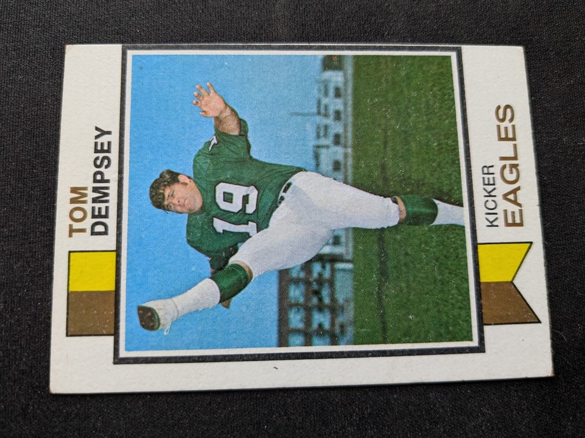 1973 Topps Football Card # 59 Tom Dempsey - Philadelphia Eagles