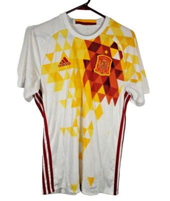Adidas Spain 2015/16 Away Soccer Football National Team Jersey Sz Med AA0830