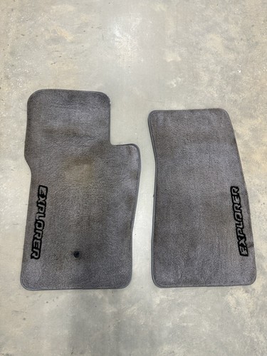 NOS OEM Ford VF17J-9813087-ABW Floor Mats 1991-1994 Ford Explorer Gray Carpet - Picture 1 of 5