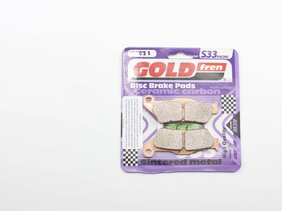 1 par de pastillas de freno delanteras GOLDfren sinterizadas para KTM SX-F 505 SXF505 2007 Foto 2 de 3