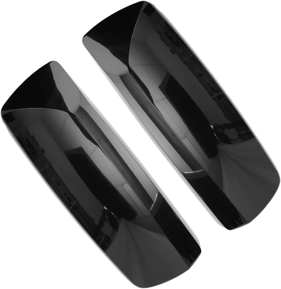 Juego de cubierta de espejo de puerta negro para Volvo VNL 2004-2018 lado conductor y pasajero derecho+derecho Foto 3 de 4