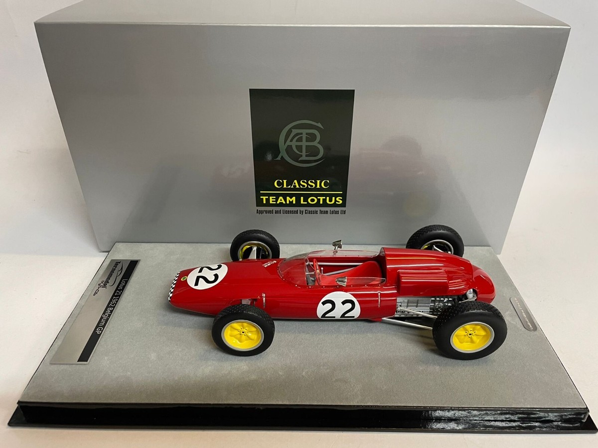 Tecnomodel Lotus 21 - F1 #22 Jo Siffert Belgium GP 1962 1/18 Tecnomodel Lotus 21 - F1 #22 Jo Siffert Belgium GP 1962 1/18