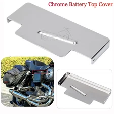Chrome Battery Top Cover For Harley Dyna Super Glide Low Rider Wide Glide 97-05