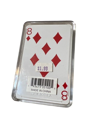 Amish Country Playing Cards With Scenic Horse & Buggy Design Plastic Case - Picture 3 of 3