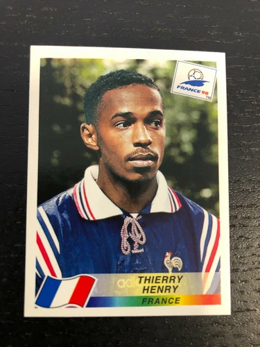 1998 THIERRY HENRY FRANCE WORLD CUP STICKER PANINI - #172 NEW NEAR MINT RARE