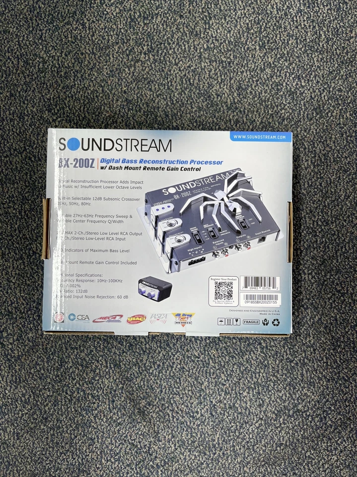 Soundstream BX-200Z Digital Bass Reconstruction Processor w/ Dash Mount Remote - Image 2 of 2