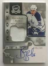 (HCW) 2006-07 The Cup #160 Brendan Bell RC Rookie Auto 30/249 Patch 06952