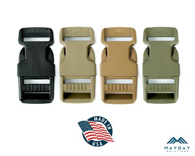 5 PACK 5/8'' Inch Plastic Side Release Buckle for Webbing Strap - MADE IN THE USA