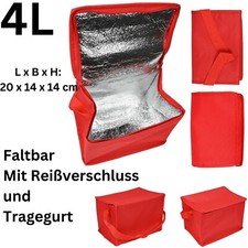 Kühltasche Mini Picknicktasche Isolier Thermotasche Camping Picknick faltbar 4L