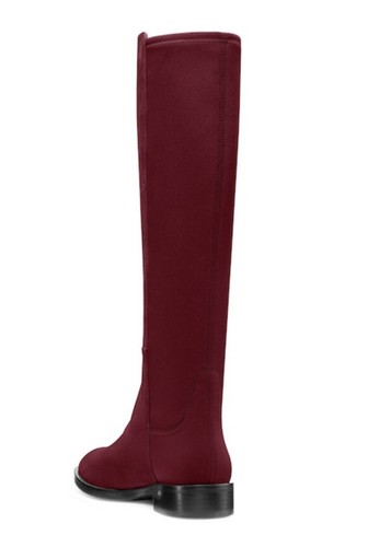 Stuart Weitzman Greer City Cabernet Bordeaux Suede Knee High 5050 Boots 5.5 New - Picture 4 of 11