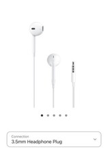 Apple EarPods In Ear Canal Headset - White MNHF2AM/A