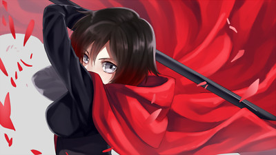 Anime Anime RWBY Ruby Rose Character  Gaming Mat Desk 12269