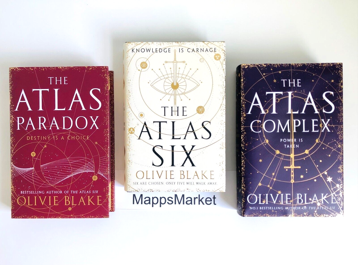 SIGNED The Atlas Six, Paradox & Complex by Olivie Blake FAIRYLOOT