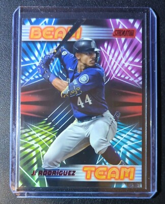 Julio Rodriguez 2023 Topps Stadium Club Beam Team Red Foil Case Hit #BT-8 