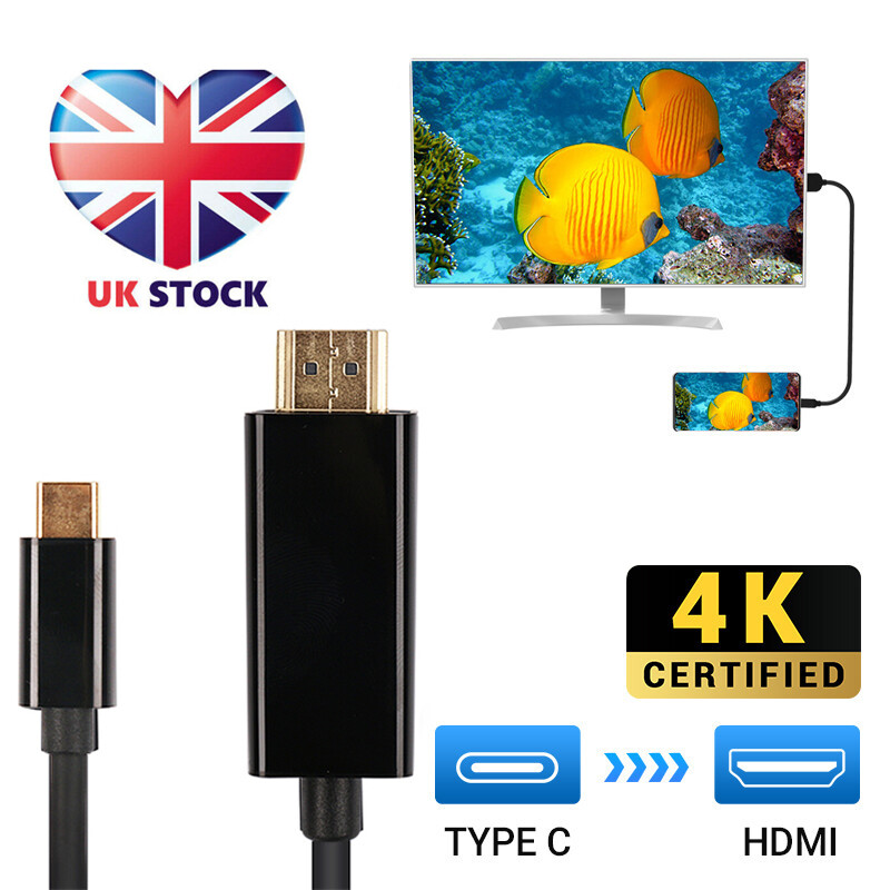 Samsung Cable Hdmi Para Huawei P20 Lite USB C Type C To