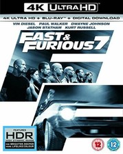 Image of Fast and Furious 7 (4K UHD Blu-ray + Blu-ray+ Digital Download) [2015] [DVD]