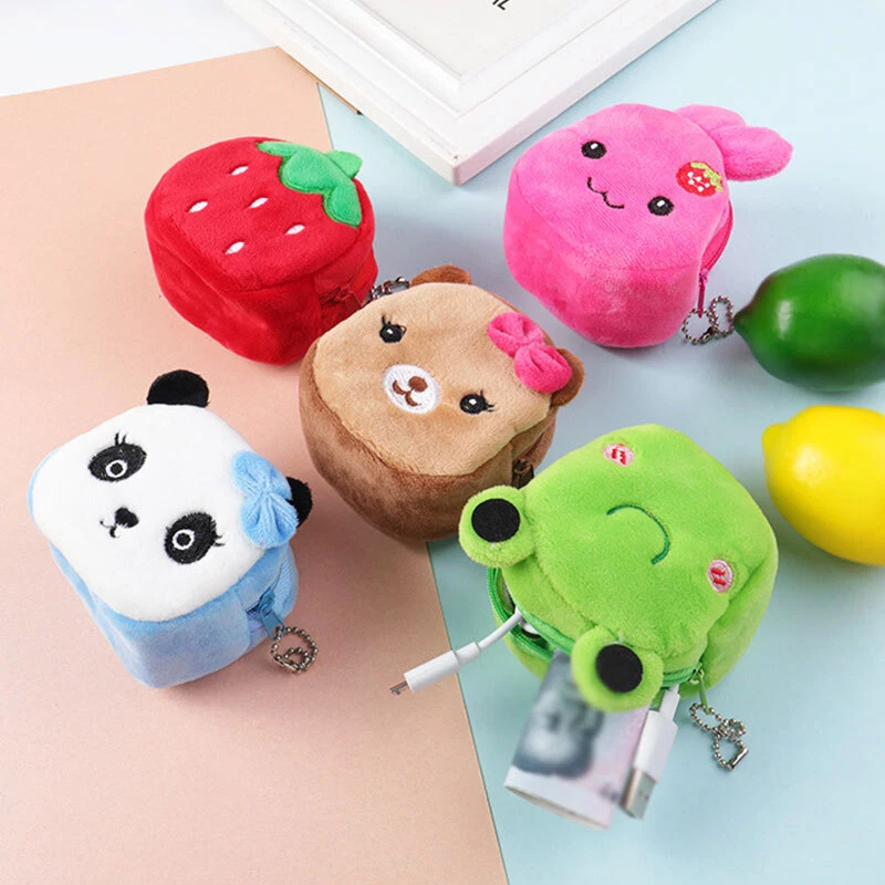 Cute Kawaii Girl Pencil Case, Cartoon Girl Pencil Pouch, Clear Cosmetic  Bag, Bread Pencil Case, Bunny, Bear, Make up Bag 