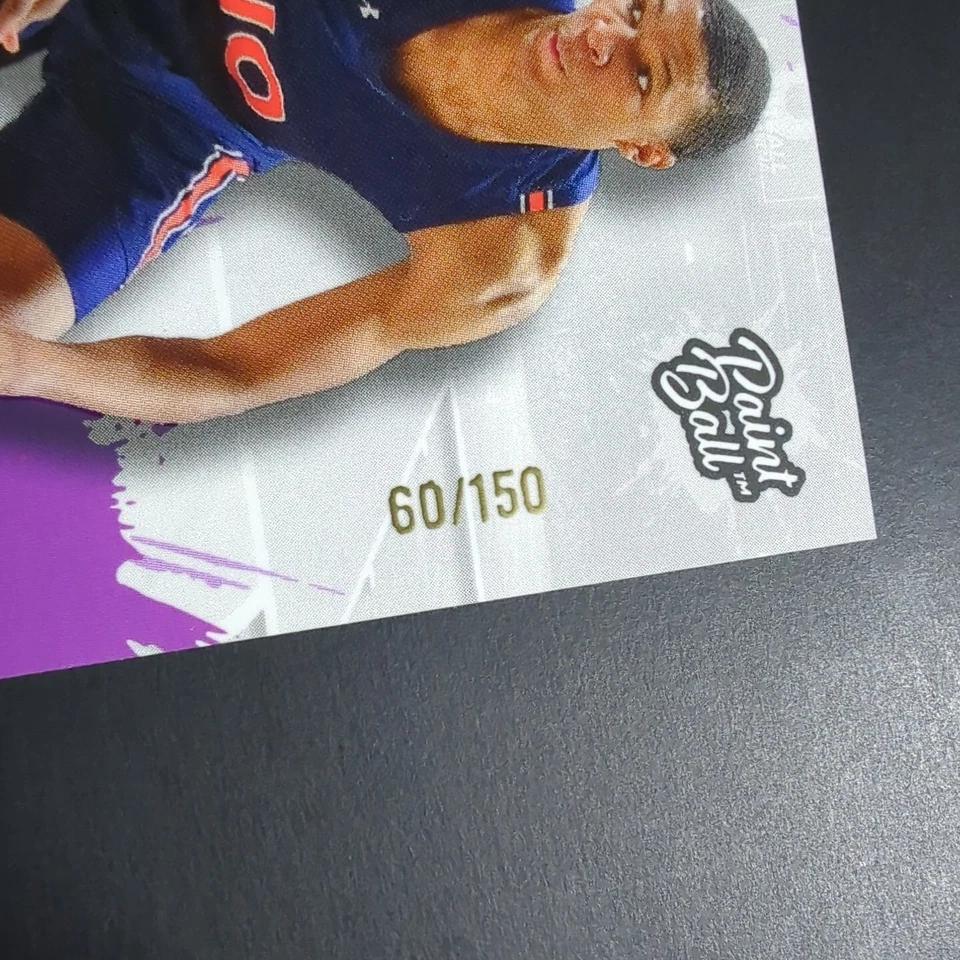 Jabari Smith II 2022 Wild Card Matte Paint Ball #PB-8 White/Purple 60/150 Rocket - Image 3 of 4