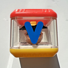 Alphabet Letter V Violin Fisher Price Peek A Boo Replacement Block Kid Toy Learn